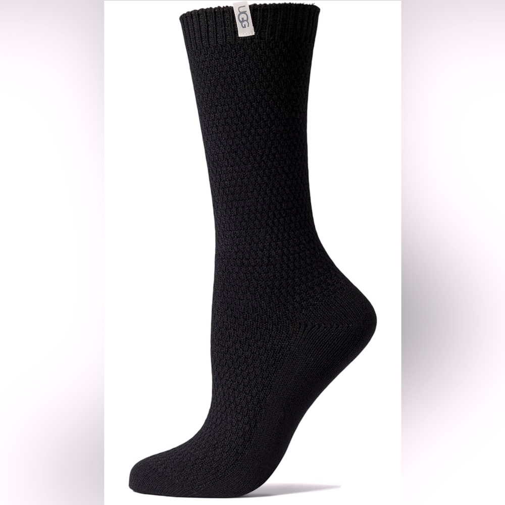 UGG Women’s Classic Crew Boot Sock - Black